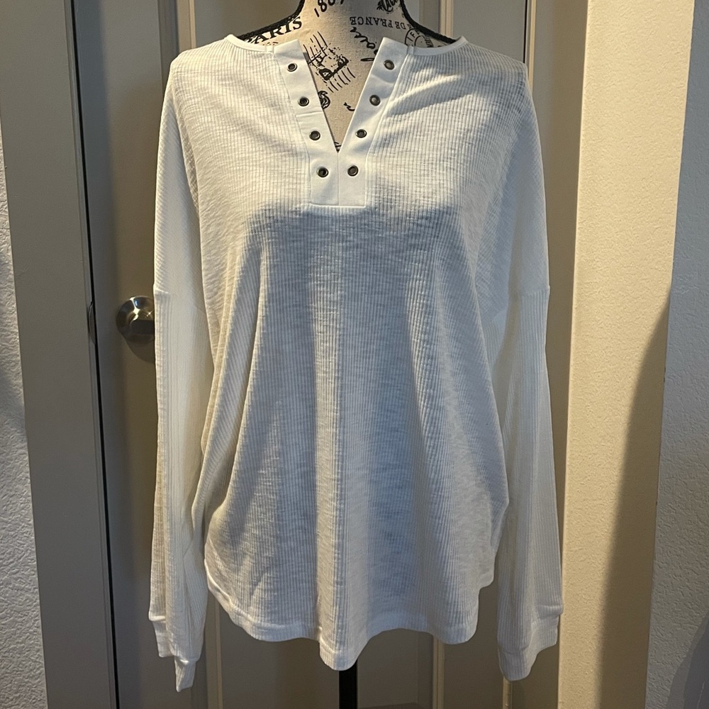 🔥FINAL PRICE🔥White Long Sleeve Top